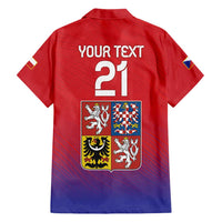 Custom Czech Republic Hawaiian Shirt Unique Double Tailed Lion - Wonder Print Shop