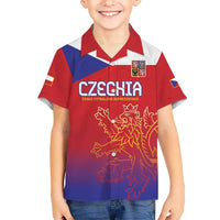 Custom Czech Republic Hawaiian Shirt Unique Double Tailed Lion - Wonder Print Shop