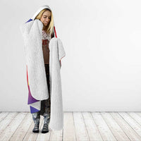 Custom Czech Republic Hooded Blanket Unique Double Tailed Lion