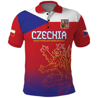 Custom Czech Republic Polo Shirt Unique Double Tailed Lion - Wonder Print Shop