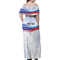 Personalized Russia Double-headed Eagle Family Matching Off Shoulder Maxi Dress and Hawaiian Shirt Special Flag Style LT9 - Wonder Print Shop
