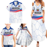 Personalized Russia Double-headed Eagle Family Matching Summer Maxi Dress and Hawaiian Shirt Special Flag Style - Wonder Print Shop