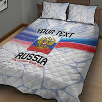 Personalized Russia Double-headed Eagle Quilt Bed Set Special Flag Style - Wonder Print Shop