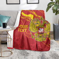 Custom Russia with Double-headed Eagle Blanket