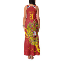 Custom Russia with Double-headed Eagle Family Matching Tank Maxi Dress and Hawaiian Shirt - Wonder Print Shop