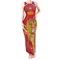 Custom Russia with Double-headed Eagle Tank Maxi Dress - Wonder Print Shop