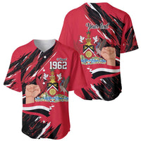 Trinidad and Tobago 1962 Personalized Baseball Jersey Happy Independence Day August 31th - Wonder Print Shop