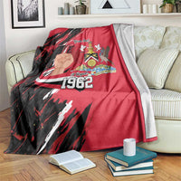 Trinidad and Tobago 1962 Personalized Blanket Happy Independence Day August 31th - Wonder Print Shop