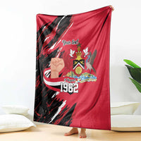 Trinidad and Tobago 1962 Personalized Blanket Happy Independence Day August 31th - Wonder Print Shop