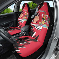 Trinidad and Tobago 1962 Personalized Car Seat Cover Happy Independence Day August 31th - Wonder Print Shop