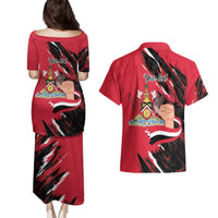 Trinidad and Tobago 1962 Personalized Couples Matching Puletasi and Hawaiian Shirt Happy Independence Day August 31th - Wonder Print Shop