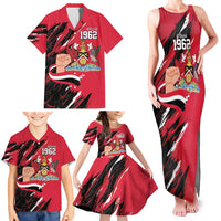 Trinidad and Tobago 1962 Personalized Family Matching Tank Maxi Dress and Hawaiian Shirt Happy Independence Day August 31th - Wonder Print Shop
