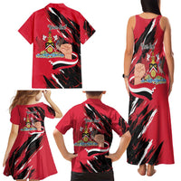 Trinidad and Tobago 1962 Personalized Family Matching Tank Maxi Dress and Hawaiian Shirt Happy Independence Day August 31th - Wonder Print Shop