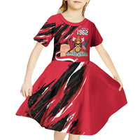 Trinidad and Tobago 1962 Personalized Kid Short Sleeve Dress Happy Independence Day August 31th - Wonder Print Shop