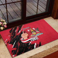 Trinidad and Tobago 1962 Personalized Rubber Doormat Happy Independence Day August 31th - Wonder Print Shop