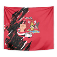 Trinidad and Tobago 1962 Personalized Tapestry Happy Independence Day August 31th - Wonder Print Shop