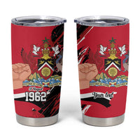 Trinidad and Tobago 1962 Personalized Tumbler Cup Happy Independence Day August 31th - Wonder Print Shop