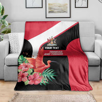 Trinidad and Tobago Personalized Blanket Scarlet Ibis Tropical - Wonder Print Shop