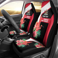 Trinidad and Tobago Personalized Car Seat Cover Scarlet Ibis Tropical - Wonder Print Shop