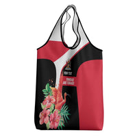Trinidad and Tobago Personalized Grocery Bag Scarlet Ibis Tropical - Wonder Print Shop