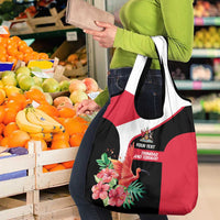 Trinidad and Tobago Personalized Grocery Bag Scarlet Ibis Tropical - Wonder Print Shop