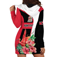 Trinidad and Tobago Personalized Hoodie Dress Scarlet Ibis Tropical - Wonder Print Shop