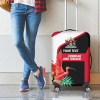 Trinidad and Tobago Personalized Luggage Cover Scarlet Ibis Tropical - Wonder Print Shop
