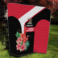 Trinidad and Tobago Personalized Quilt Scarlet Ibis Tropical - Wonder Print Shop