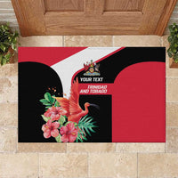 Trinidad and Tobago Personalized Rubber Doormat Scarlet Ibis Tropical - Wonder Print Shop