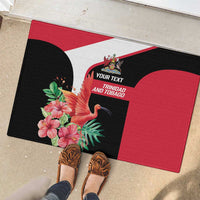 Trinidad and Tobago Personalized Rubber Doormat Scarlet Ibis Tropical - Wonder Print Shop