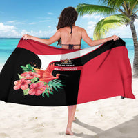 Trinidad and Tobago Personalized Sarong Scarlet Ibis Tropical - Wonder Print Shop