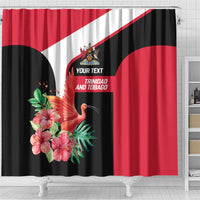 Trinidad and Tobago Personalized Shower Curtain Scarlet Ibis Tropical - Wonder Print Shop