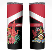 Trinidad and Tobago Personalized Skinny Tumbler Scarlet Ibis Tropical - Wonder Print Shop