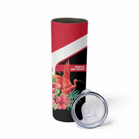 Trinidad and Tobago Personalized Skinny Tumbler Scarlet Ibis Tropical - Wonder Print Shop