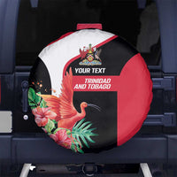 Trinidad and Tobago Personalized Spare Tire Cover Scarlet Ibis Tropical - Wonder Print Shop