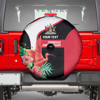 Trinidad and Tobago Personalized Spare Tire Cover Scarlet Ibis Tropical - Wonder Print Shop