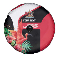 Trinidad and Tobago Personalized Spare Tire Cover Scarlet Ibis Tropical - Wonder Print Shop