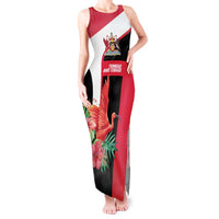 Trinidad and Tobago Personalized Tank Maxi Dress Scarlet Ibis Tropical - Wonder Print Shop