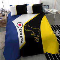 Caribbean Bonaire Personalized Bedding Set Simple Flag Style - Wonder Print Shop