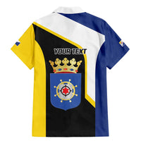 Caribbean Bonaire Personalized Family Matching Mermaid Dress and Hawaiian Shirt Simple Flag Style - Wonder Print Shop