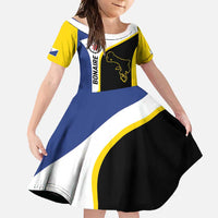 Caribbean Bonaire Personalized Family Matching Off Shoulder Maxi Dress and Hawaiian Shirt Simple Flag Style - Wonder Print Shop