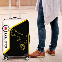 Caribbean Bonaire Personalized Luggage Cover Simple Flag Style - Wonder Print Shop