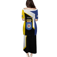 Caribbean Bonaire Personalized Puletasi Simple Flag Style - Wonder Print Shop