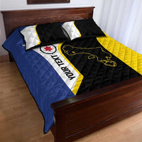 Caribbean Bonaire Personalized Quilt Bed Set Simple Flag Style - Wonder Print Shop