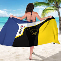 Caribbean Bonaire Personalized Sarong Simple Flag Style - Wonder Print Shop