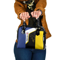 Caribbean Bonaire Personalized Shoulder Handbag Simple Flag Style - Wonder Print Shop