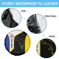 Caribbean Bonaire Personalized Spare Tire Cover Simple Flag Style - Wonder Print Shop