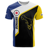 Caribbean Bonaire Personalized T Shirt Simple Flag Style - Wonder Print Shop