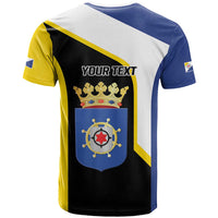 Caribbean Bonaire Personalized T Shirt Simple Flag Style - Wonder Print Shop