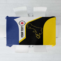 Caribbean Bonaire Personalized Tablecloth Simple Flag Style - Wonder Print Shop